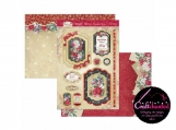 Hunkydory - Forever Florals - Festive Rose - Season's Greetings 