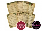 Hunkydory - Adorable Scorable Pattern Pack - Christmas Melodies 