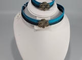 Turquoise Neck Cord and Bracelet Set