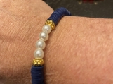 Navy Blue Heishi Beads