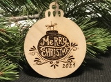 Merry Christmas 2021 Ornament