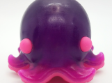Adorable Handmade Octopus Figurine-Purple + Hot Pink