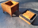 Wood Trinket Box with Lid