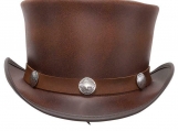El Dorado Top Hat Buffalo Band Brown Color