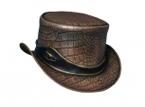 El Dorado Top Hat, Eye Band - Brown