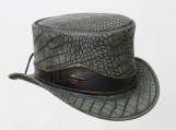 El Dorado Top Hat, Eye Band - Greenish Gray