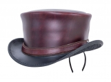Hampton Leather Top Hat Napa Vino Color