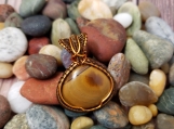 Understated Picture Jasper Pendant 