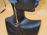 Amethyst Cluster Earrings