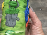 3d glitter tumbler 