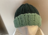 Beanie green and light green