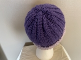 Hat/Beanie purple, light purple