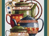 Teatime Stuff Cross Stitch Pattern