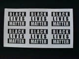 2x Black Lives Matter Sticker Sheet 0102