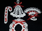 Crocheted Lace Ornaments