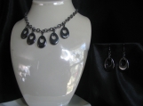 Hematite jewelry set