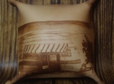 Valet Tray With Old Trailer Etching.