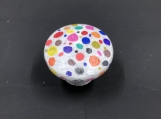 A colourful set of polka dot knobs-a set of 4 knobs