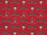 Arizona Diamondbacks Bandana - 22"x22" - MLB - Handmade