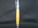 Baseball Pen - Chrome on Yellowheart Wood