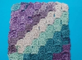 Crochet Washcloth - Lavender Meadow