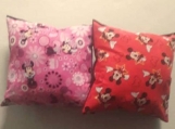 Disney Minnie & Mickey Mouse Pillows - 12"x12" - Handmade