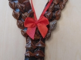 Handcrafted Christmas tree ornament Traditional "Y"