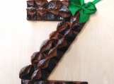 Handcrafted Christmas tree ornament Traditional "Z"