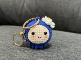 Handmade Mini Amigurumi Baby Octopus keychain/ bag charm