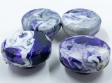 Purple marbled knobs! A set of 4 knobs.