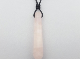 Rose Quartz pendulum adjustable necklace