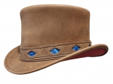 Topper Leather Top Hat