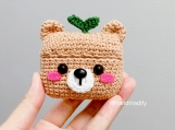 Bear AirPods 1/2/3/Pro/Pro 2 Case - Crochet Bear