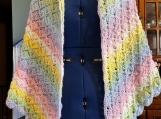 Classical bavarian stitch shawl