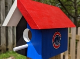 Divided House - Cubs vs White Sox Bird House