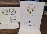 Hand Drawn Greeting/Note Cards