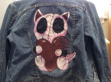 Upcycled Painted Jean Jackets (various sizes)