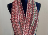 Christmas Infinity Cowl in Knit - 1-sided