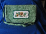 Cloth Purse with Sunflower Cross Stitch Insert  P112353