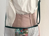 Crossbody bag,  Japanese pattern, Cloth bag  