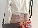 Crossbody bag,  Japanese pattern, Cloth bag 