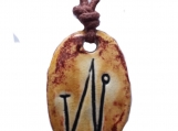 Elohim Necklace Archangel Sigil Ceramic Pendant