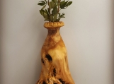 GBM10024 Vase Unique Handmade New Gift Decoration Solid Wood