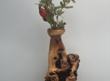 GBM10041 Vase Unique Handmade New Gift Decoration Solid Wood