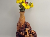 GBM10050 Vase Unique Handmade New Gift Decoration Solid Wood