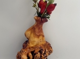 GBM10008 Vase Unique Handmade New Gift Decoration Solid Wood