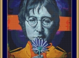 John Lennon Cross Stitch Pattern