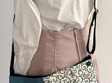 Lucky cat, Crossbody bag,  Japanese pattern, Cloth bag  