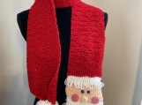 Santa's Face scarf