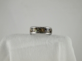 Stainless and Abalone (Ring#34)